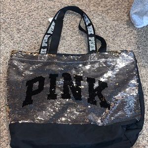 Sparkly duffel bag